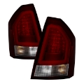 Picture of Spyder 05-07 Chrysler 3000C Version 2 Light Bar LED Tail Lights - Red Clear ALT-YD-C305V2-LED-RC