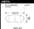 Picture of HAWK DTC-80 Brake Pad Sets