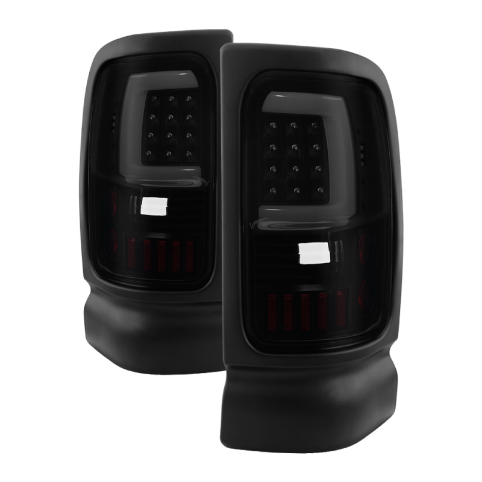 Picture of xTune Dodge Ram 1500 94-01 Tail Lights - Light Bar LED - Black ALT-ON-DRAM94V3-LBLED-BSM