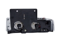 Picture of ANZO 1995-2005 Chevrolet Astro Van Crystal Headlights Chrome 1pc