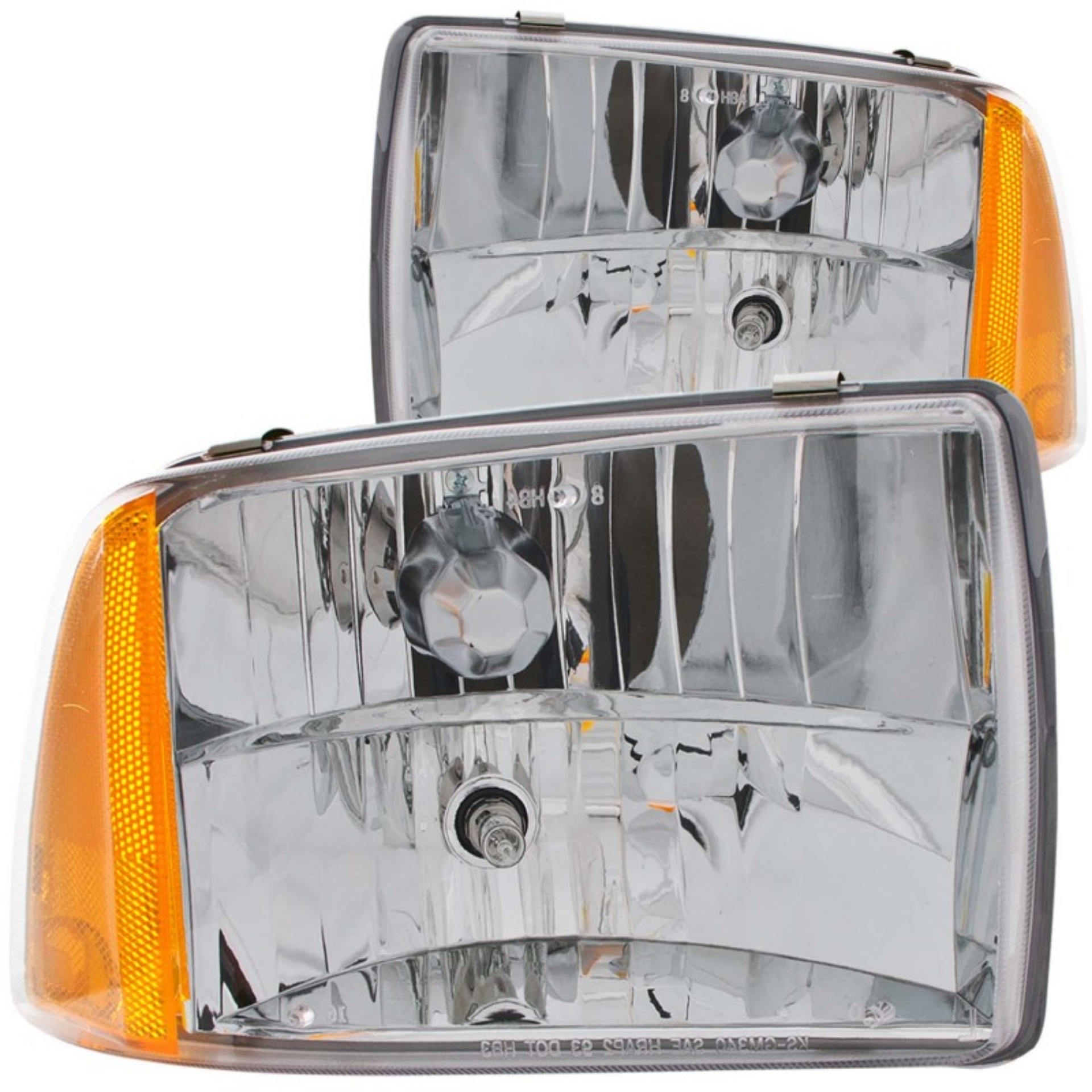 Picture of ANZO 1995-1997 Chevrolet Blazer Crystal Headlights Chrome 1pc