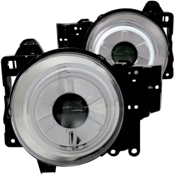 Picture of ANZO 2007-2013 Toyota Fj Cruiser Projector Headlights w- Halo Chrome