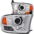 Picture of ANZO 2009-2016 Dodge Ram 1500 Projector Headlights w- Halo Chrome CCFL