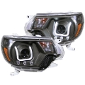 Picture of ANZO 2012-2015 Toyota Tacoma Projector Headlights w- U-Bar Black