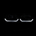 Picture of ANZO 1988-1998 Chevrolet C1500 Crystal Headlights Black w- Low - Brow