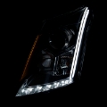 Picture of ANZO 2010-2015 Cadillac SRX Projector Headlights w- Plank Style Design Chrome