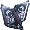 Picture of ANZO 2010-2015 Cadillac SRX Projector Headlights w- Plank Style Design Black