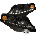 Picture of ANZO 2010-2012 Lexus Rx350 Projector Headlights w- U-Bar Black