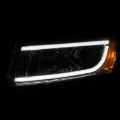 Picture of ANZO 2014-2015 Jeep Grand Cherokee Projector Headlights w- Plank Style Design Chrome