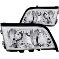 Picture of ANZO 1994-2000 Mercedes Benz C Class W202 Crystal Headlights Chrome