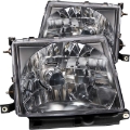 Picture of ANZO 1997-2000 Toyota Tacoma Crystal Headlights Black