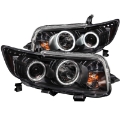 Picture of ANZO 2008-2010 Scion Xb Projector Headlights w- Halo Black