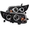 Picture of ANZO 2008-2010 Scion Xb Projector Headlights w- Halo Black