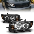 Picture of ANZO 2008-2010 Scion Xb Projector Headlights w- Halo Black