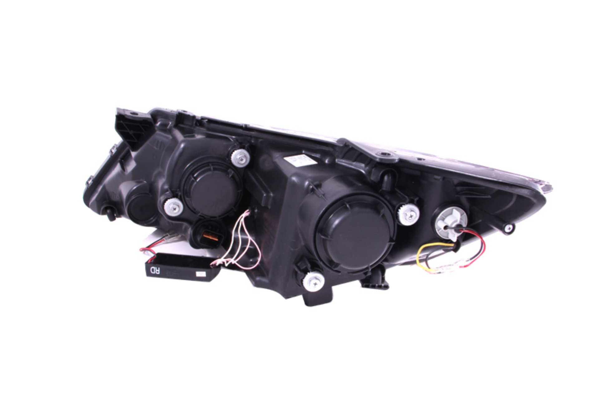 Picture of ANZO 2011-2013 Kia Optima Projector Headlights w- Halo Black CCFL