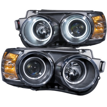 Picture of ANZO 2012-2015 Chevrolet Sonic Projector Headlights w- Halo Black CCFL
