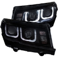 Picture of ANZO 2014-2015 Chevrolet Camaro Projector Headlights w- U-Bar Black