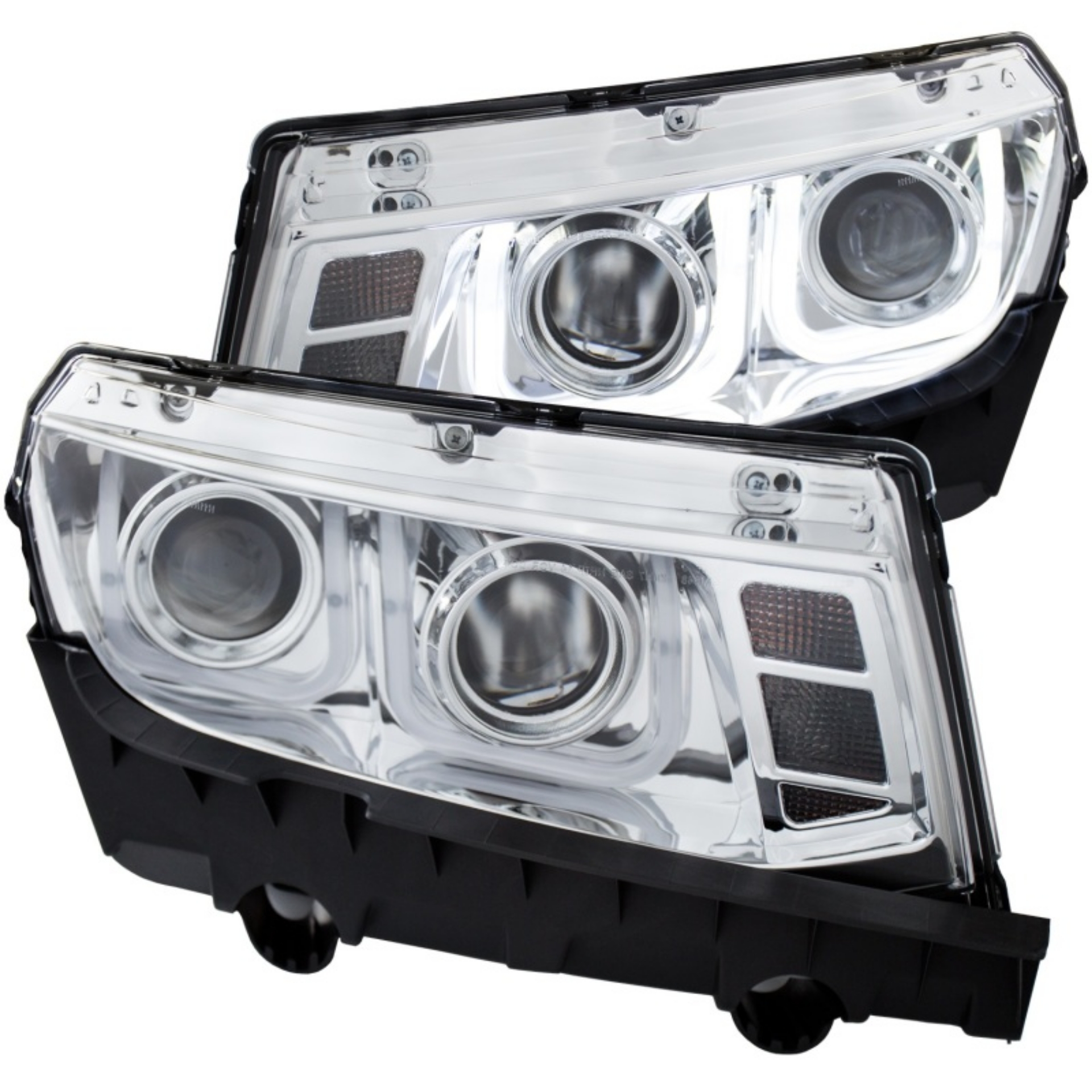 Picture of ANZO 2014-2015 Chevrolet Camaro Projector Headlights w- U-Bar Chrome