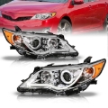 Picture of ANZO 2012-2013 Toyota Camry Projector Headlights w- Halo Chrome