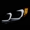 Picture of ANZO 2014-2015 Mazda 6 Projector Headlights w- Plank Style Design Black