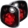 Picture of ANZO 1997-2000 Ford F-150 Taillights Black