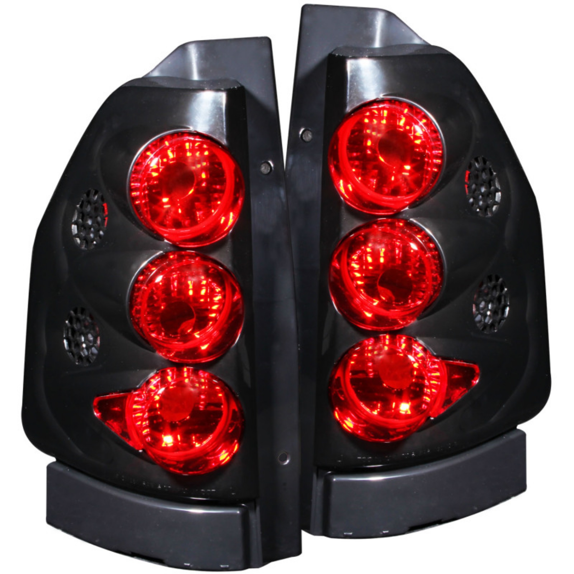 Picture of ANZO 2002-2008 GMC Envoy Taillights Black