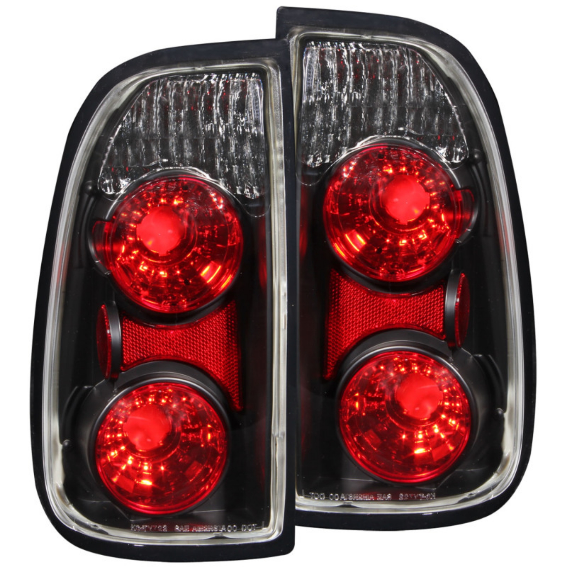 Picture of ANZO 2000-2006 Toyota Tundra Taillights Black Regular & Access Cab Models Only