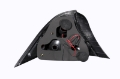 Picture of ANZO 2001-2003 Honda Civic Taillights Black w- Halo