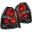 Picture of ANZO 1996-2000 Honda Civic Taillights Black