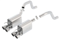 Picture of Borla 06-13 Chevy Corvette C6 ZO6-ZR1 Manual Trans S-Type II Rear Section Exht Dual Rd Rolled Tips
