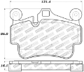 Picture of StopTech Performance 09-10 Porsche Boxster - 08-10 Boxster S-Cayman - 05-08 911 Front Brake Pads