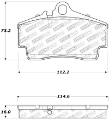 Picture of StopTech Performance 97-04 Porsche Boxster - 00-08 Boxster S - 98-08 911 Rear Brake Pads