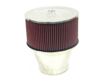 Picture of K&N Marine 5-125in Flange ID x 9in OD x 10-5in H Round Straight Flame Arrestor