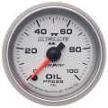 Picture of Autometer Ultra-Lite II 52mm 0-100 psi Full Sweep Electric Oil Pressure Gauge
