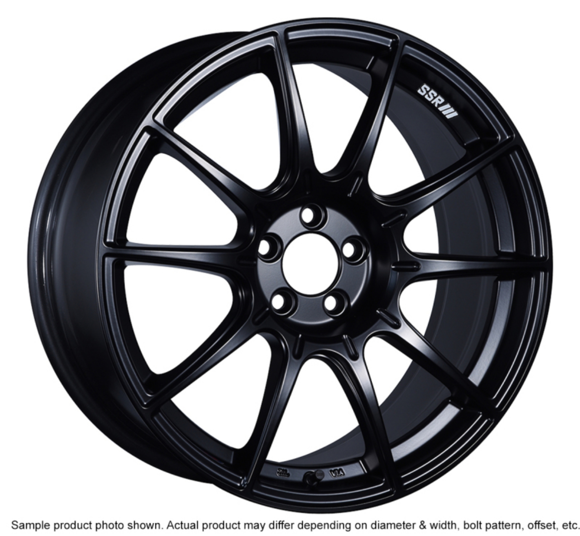 Picture of SSR GTX01 18x9-5 5x100 40mm Offset Flat Black Wheel FRS - BRZ