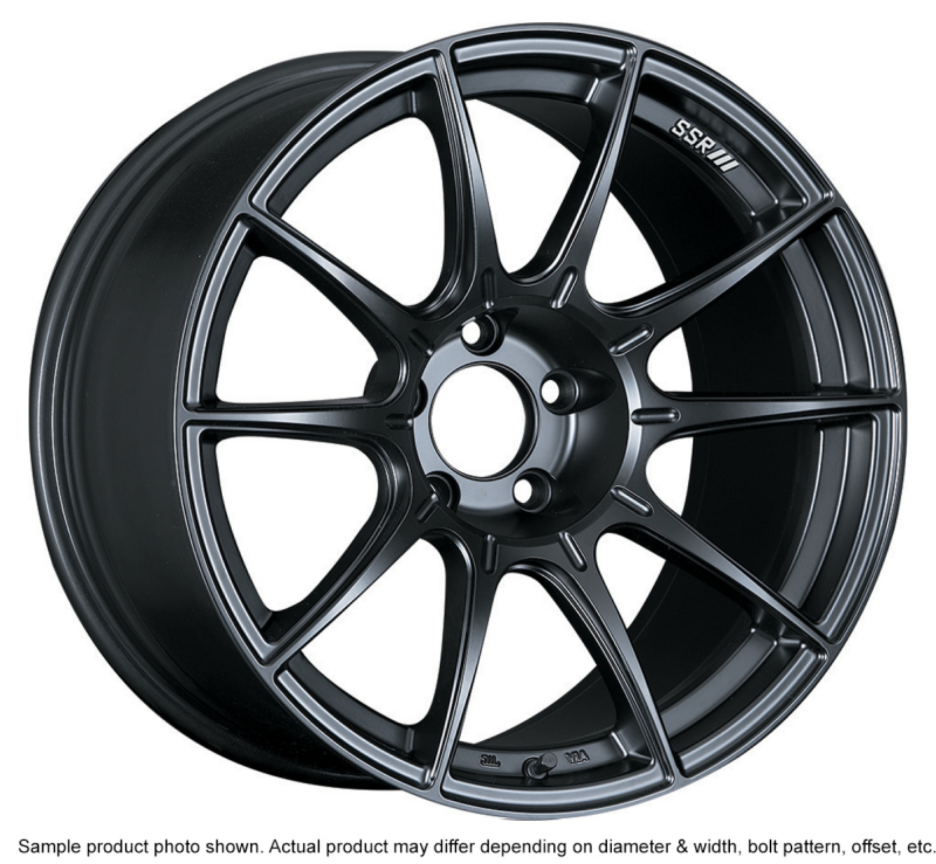 Picture of SSR GTX01 18x9-5 5x114-3 22mm Offset Flat Black Wheel Evo 8 9 X - G35 - 350z - 370z