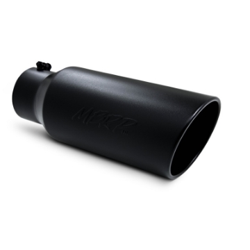Picture of MBRP Universal Tip 7in O-D- Rolled End 5in inlet 18in length Black