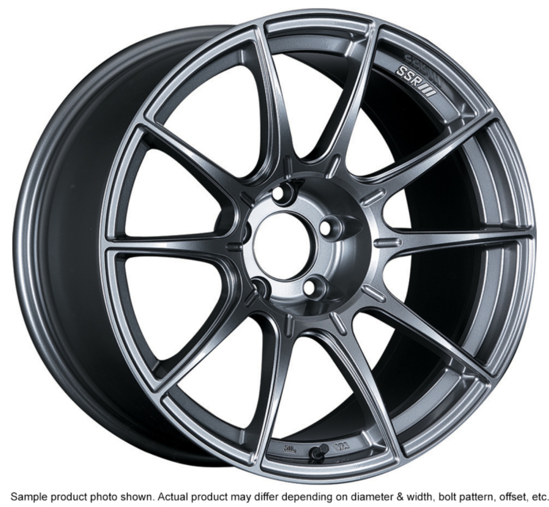 Picture of SSR GTX01 18x9-5 5x114-3 15mm Offset Dark Silver Wheel