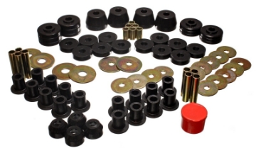 Picture of Energy Suspension 85-92 VW Golf-GTI-Jetta - 72-93 Dodge Ramcharger Blk Hyper-flex Master Bushing Set