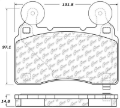 Picture of StopTech Performance Front Brake Pads 10-14 Chevy Camaro
