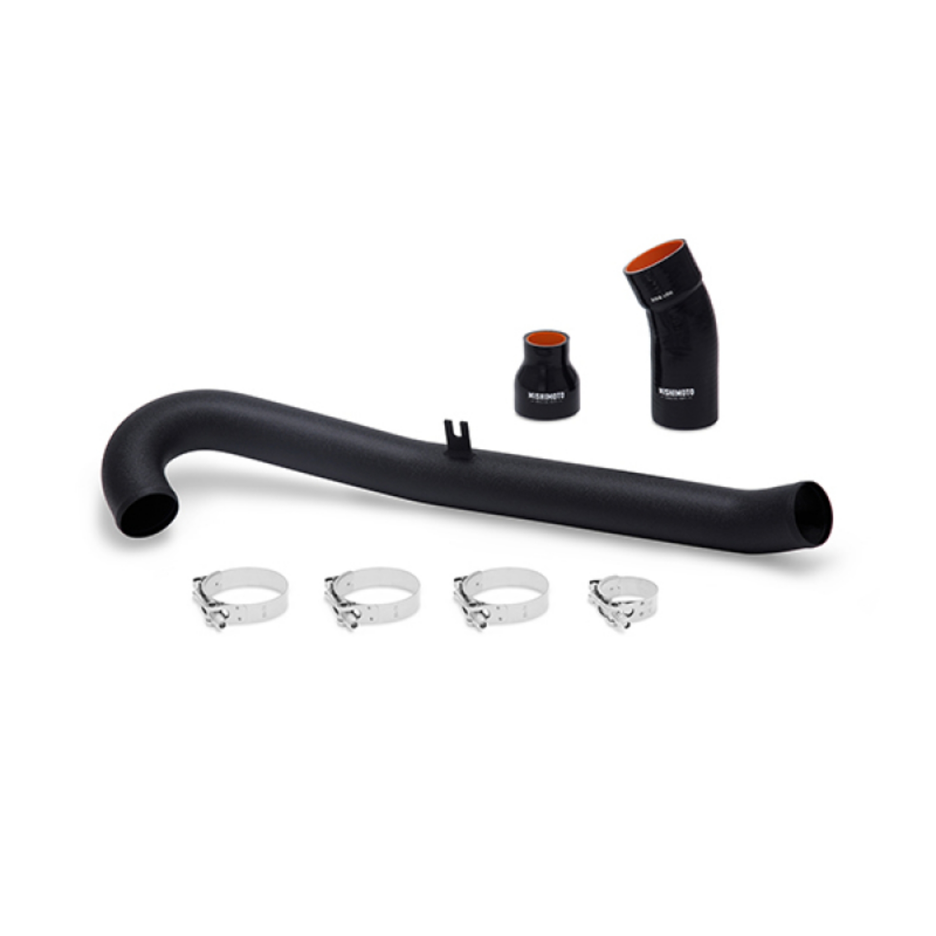 Picture of Mishimoto 2014+ Ford Fiesta ST Hot-Side Intercooler Pipe Kit - Wrinkle Black