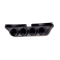 Picture of Autometer 99-04 Ford Super Duty - 03-07 Dodge Ram Black Quad Overhead Console Pod
