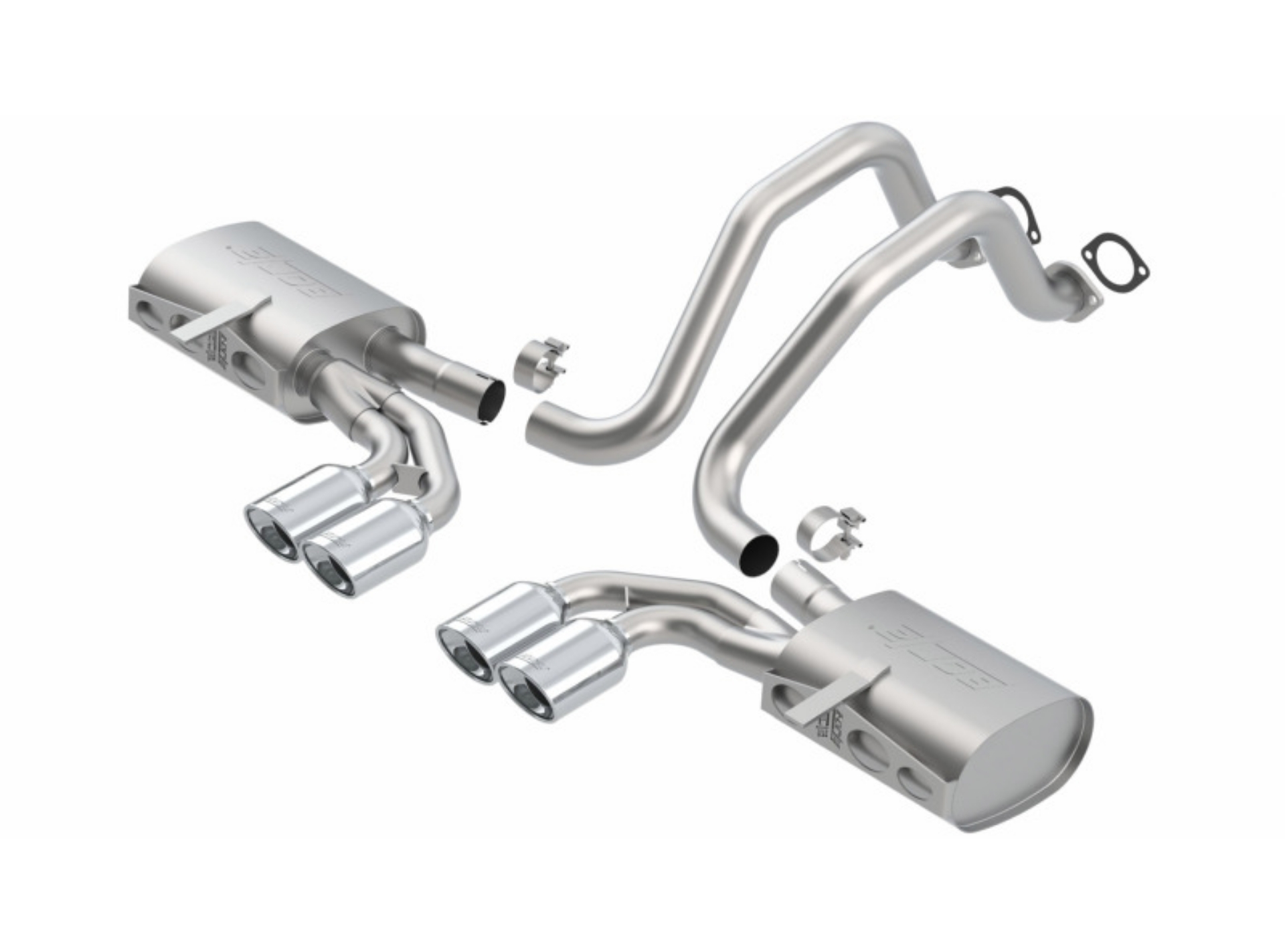 Picture of Borla 97-04 Chevrolet Corvette 5-7L 8cyl S-Type SS Catback Exhaust