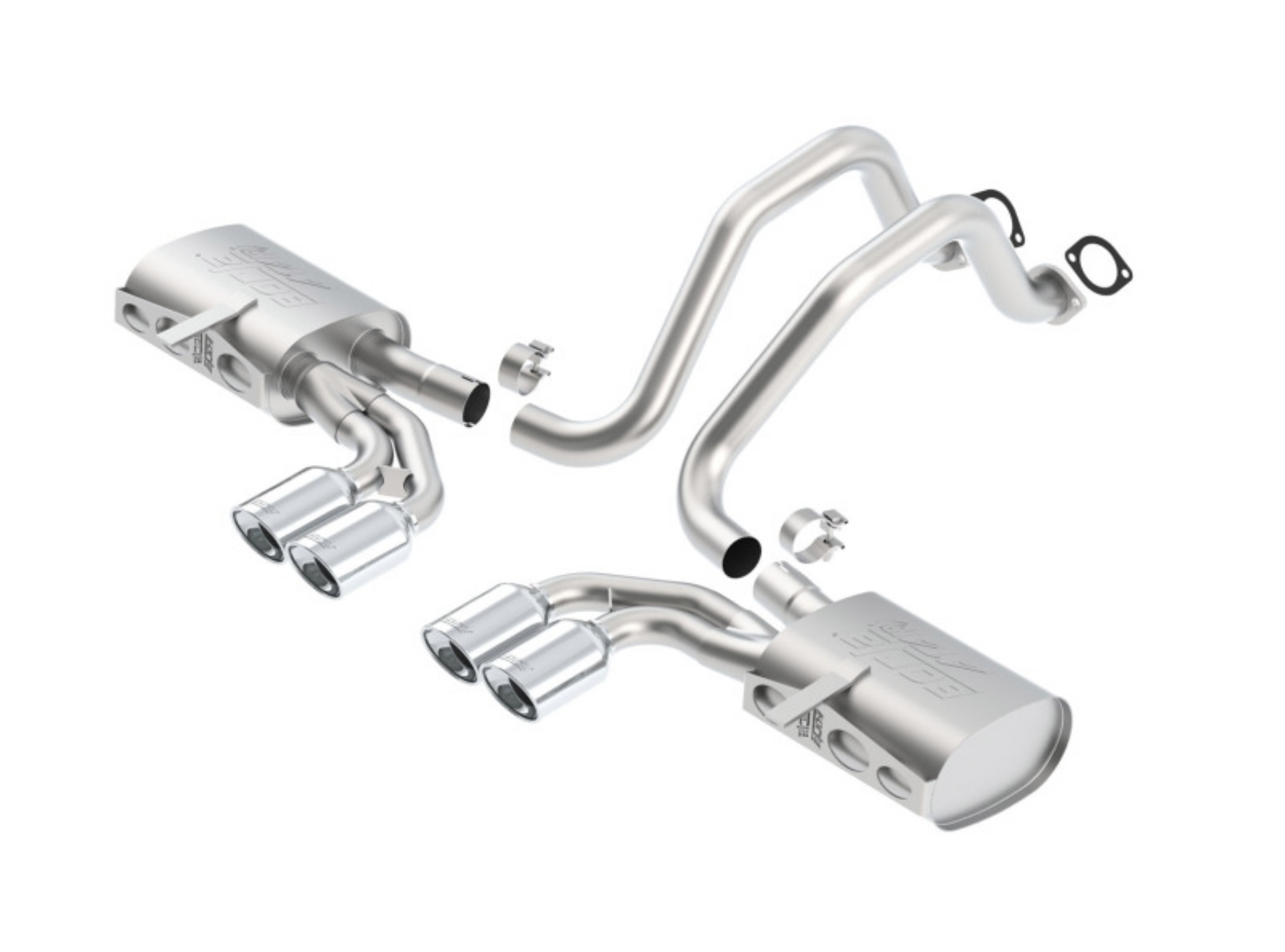 Picture of Borla 97-04 Chevrolet Corvette 5-7L 8cyl ATAK SS Catback Exhaust