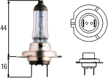 Picture of Hella Optilux H7 12V-55W XY Xenon Yellow Bulb