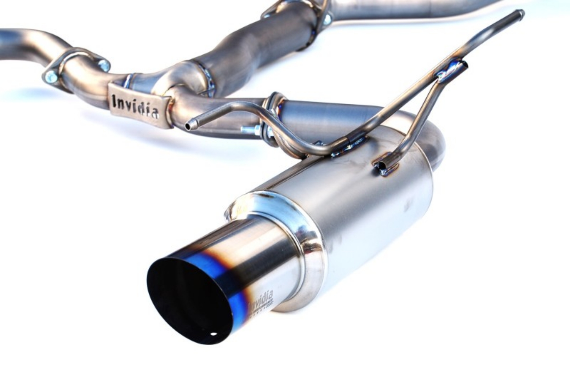 Picture of Invidia 2009+ WRX-STi Sedan G5 Titan Titanium Cat-Back Exhaust