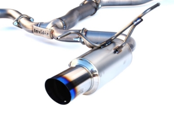 Picture of Invidia 2009+ WRX-STi Sedan G5 Titan Titanium Cat-Back Exhaust