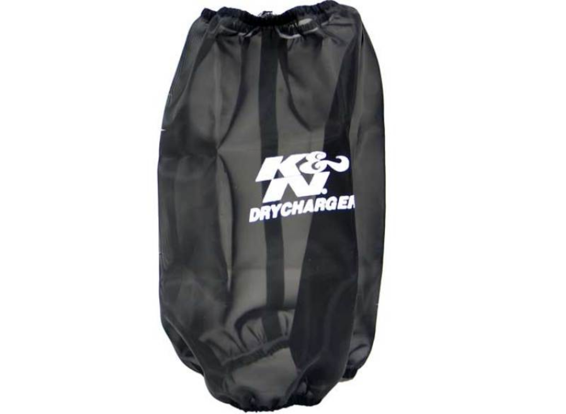 Picture of K&N 6-625in Base ID - 5-25in Top ID - 9-5in H Round Tapered Black Drycharger Air Filter Wrap