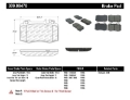 Picture of StopTech Performance 94-12-96 Maserati - Mercedes Benz C-E-ML-S-SL Series Front Brake Pads