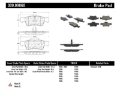 Picture of StopTech Performance Mercedes Benz Rear Brake Pads